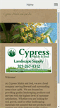 Mobile Screenshot of cypressmulchandsod.com